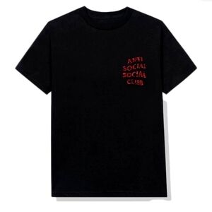 Anti Social Social Club Black Wildfire T-Shirt